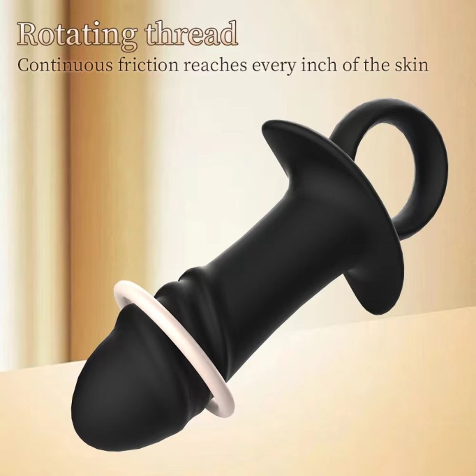 Silicone Anal Plug Unisex Vibrating Masturbation Massager