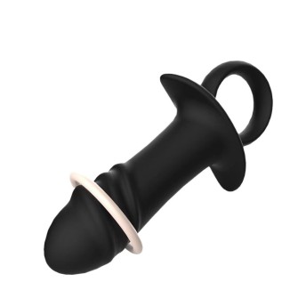 Silicone Anal Plug Unisex Vibrating Masturbation Massager